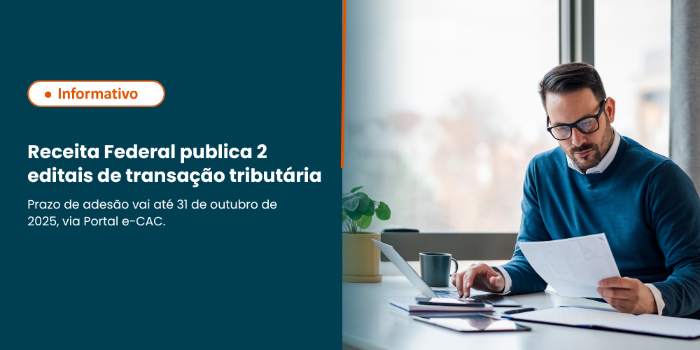 Receita Federal publica 2 editais de transação tributária